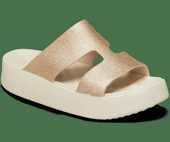 GETAWAY PLATFORM GLITTER H-STRAP