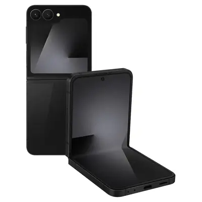 Samsung Galaxy Z Flip7 FE 5G Smartphone with Galaxy AI (Black, 8GB RAM, 128GB Storage), Ultra Sleek Compact Design, 50MP High-Resolution FlexCam, Long-Lasting 4000 mAh Battery, All-New One UI 8