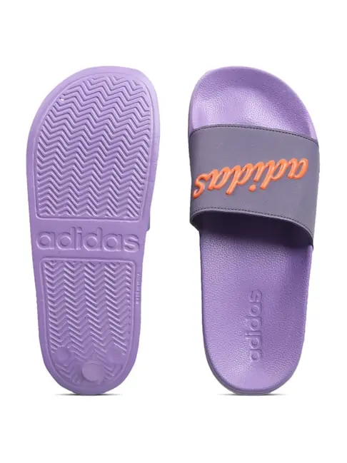 Adidas Women's ADILETTE SHOWER Purple Slides